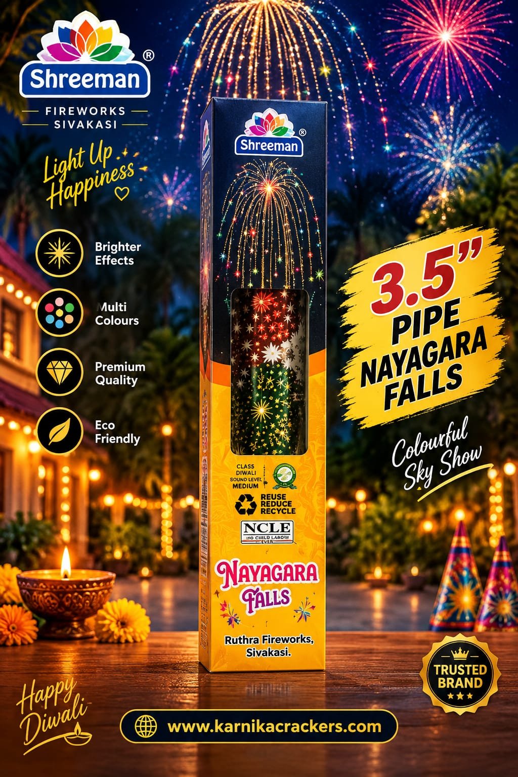 3 1/2' Fancy Pipe Nayagara Falls