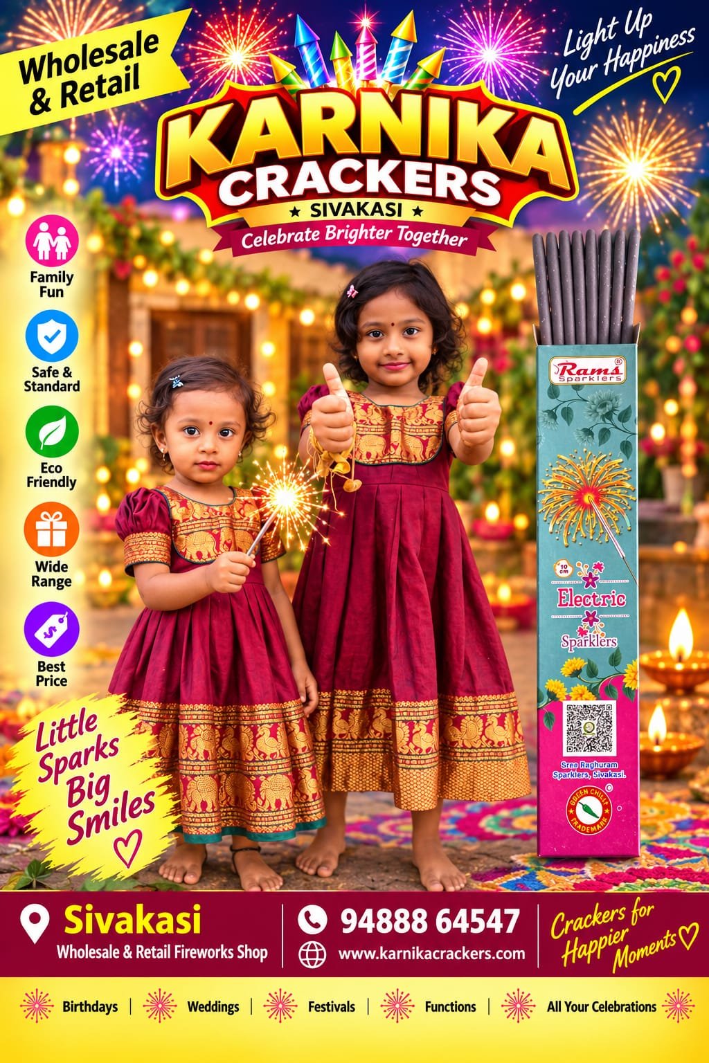10cm Electric Sparklers