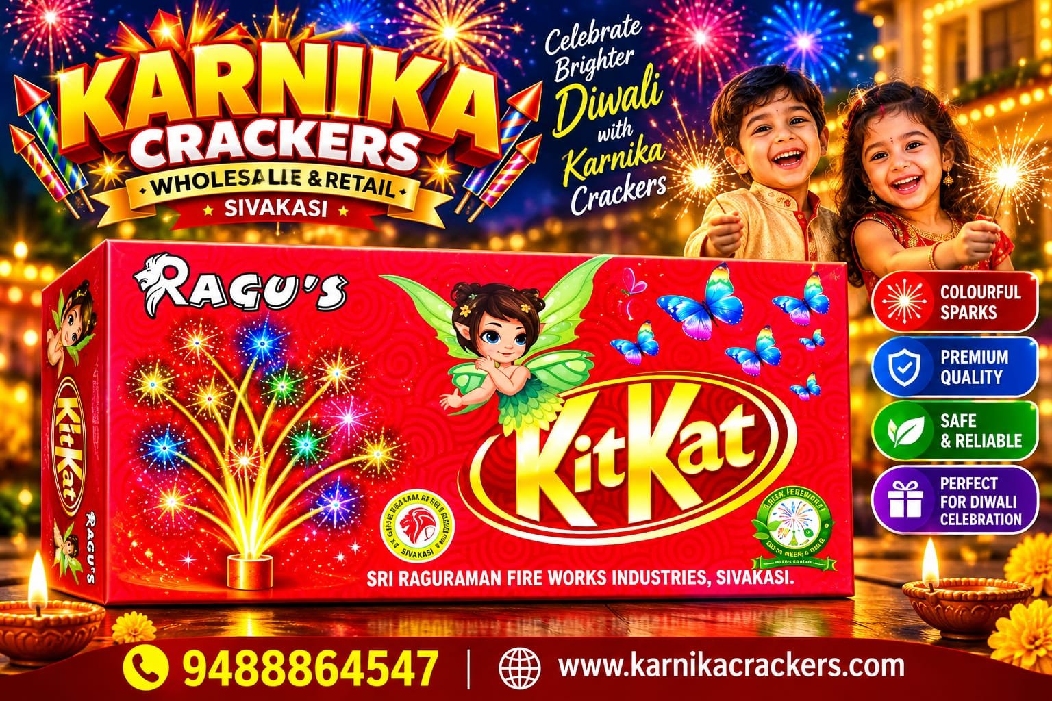 Crackling Kit Kat (10Pcs)