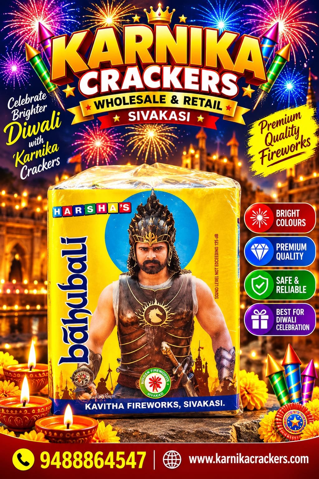 5' Mega Deluxe Crackers (5PCS)