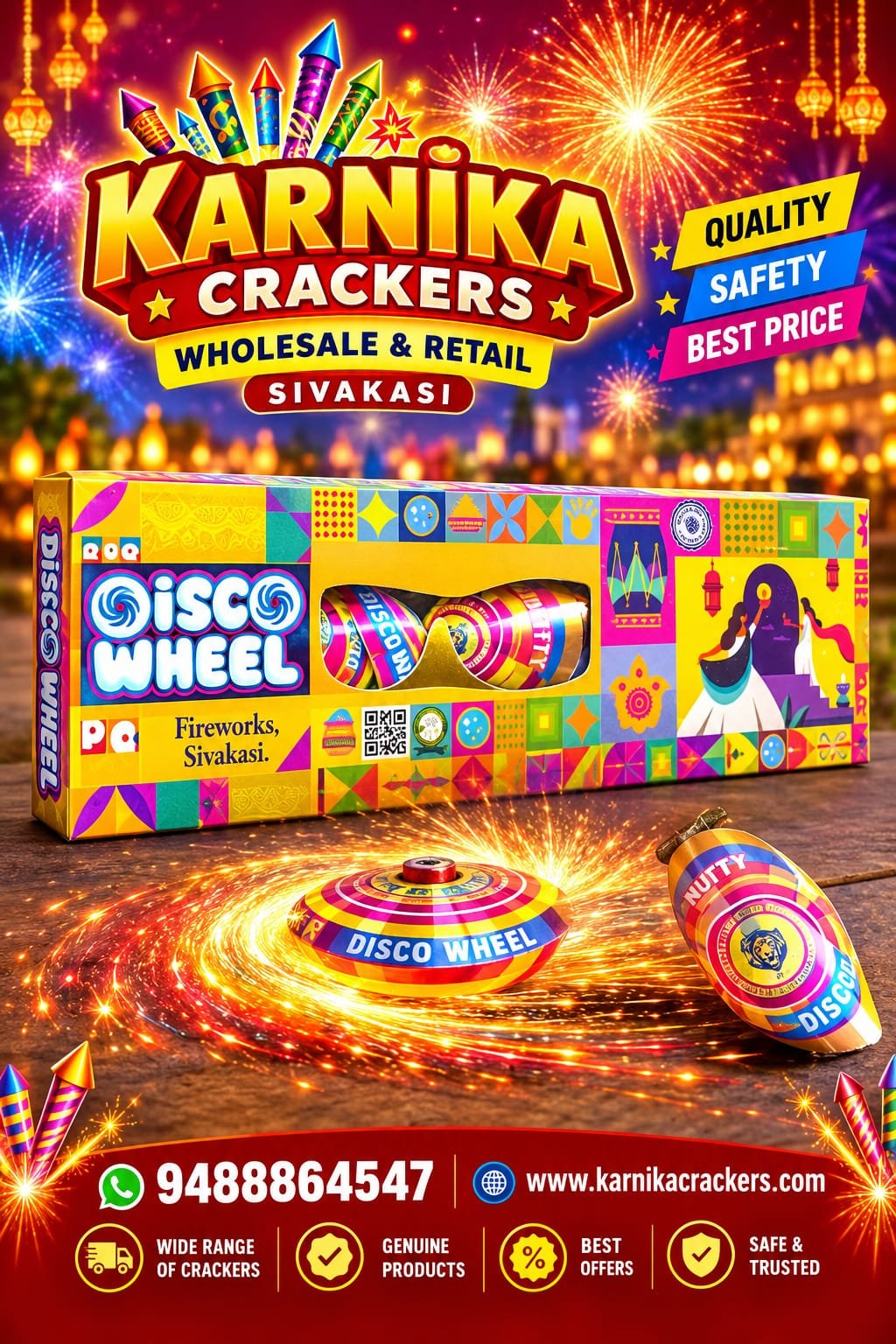 Disco Wheel (5Pcs)